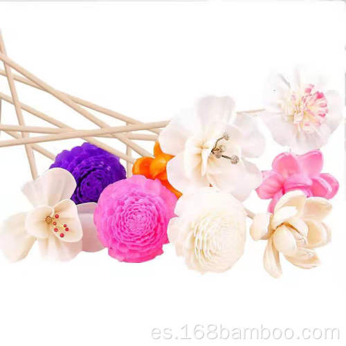 Aroma de lujo Difusor de ratán Accesorios de flores secas